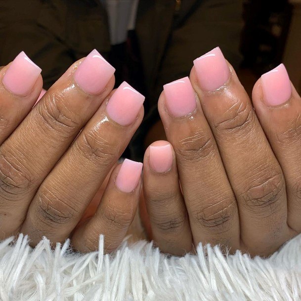 Short Pink Girls Nail Ideas