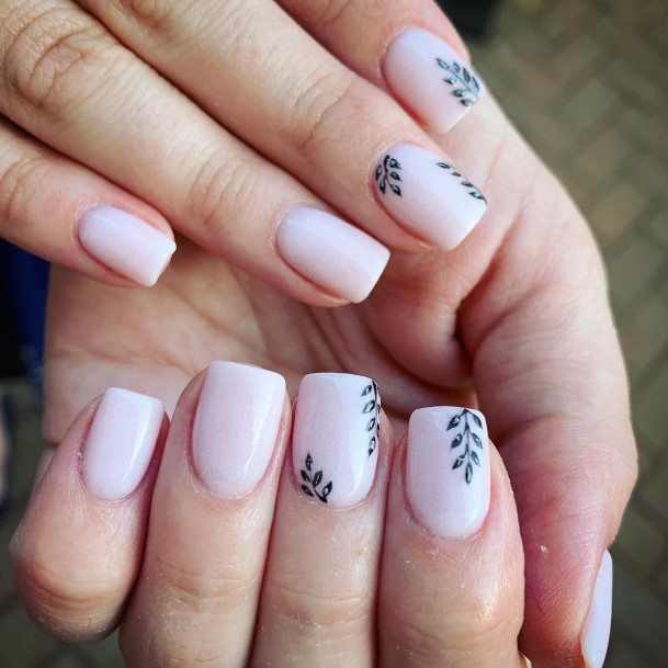 Short Pink Womens Nail Designs