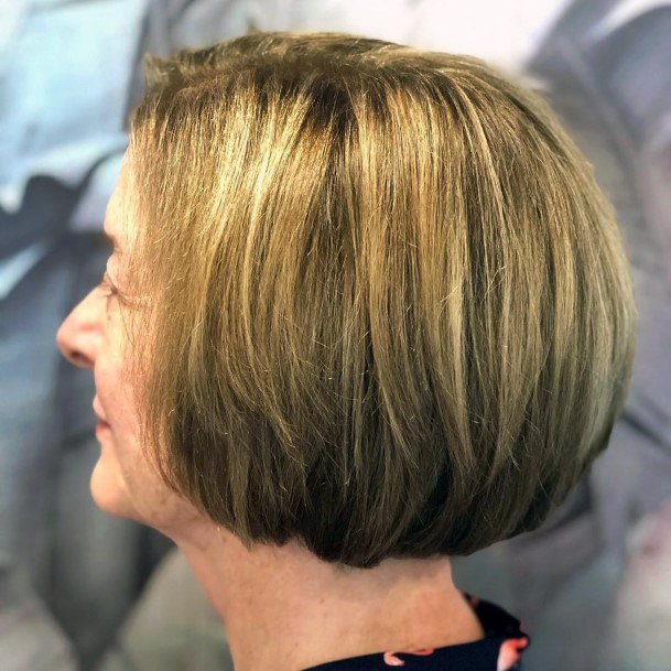 Short Rounded Bob Chic Youthful Hairstyles Over 50