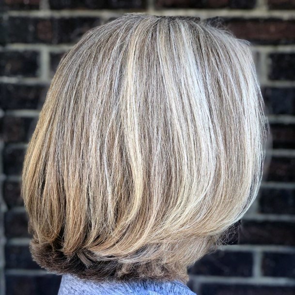 Short Silver Hairstyles For 50 Year Old Woman With Thick Hair