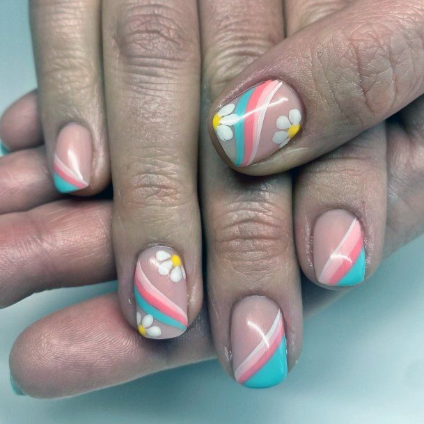 Short Summeric Womens Short Summer Nail Designs