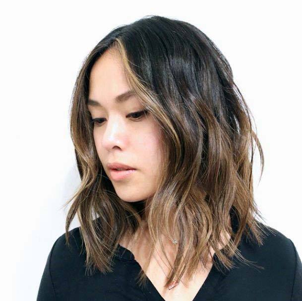 Shoulder Length Wavy Long Bob Hairstyle For Women Hassle Free