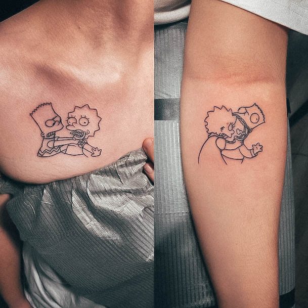 Sibling Tattoo Feminine Designs