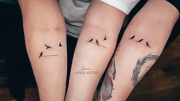 Sibling Tattoos For Girls