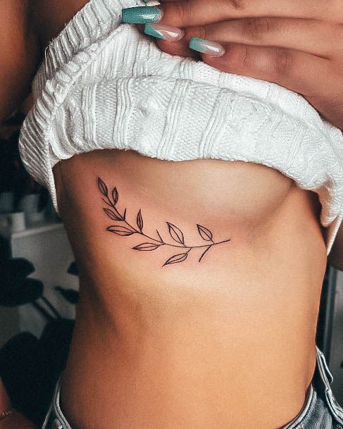 Side Boob Tattoos Feminine Ideas