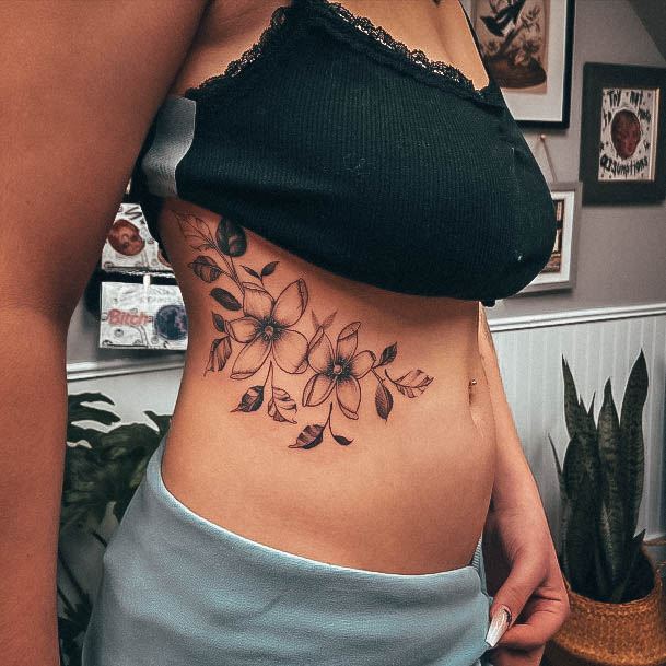 Side Boob Womens Tattoo Designs