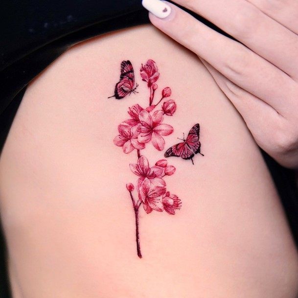 Side Tattoo For Ladies