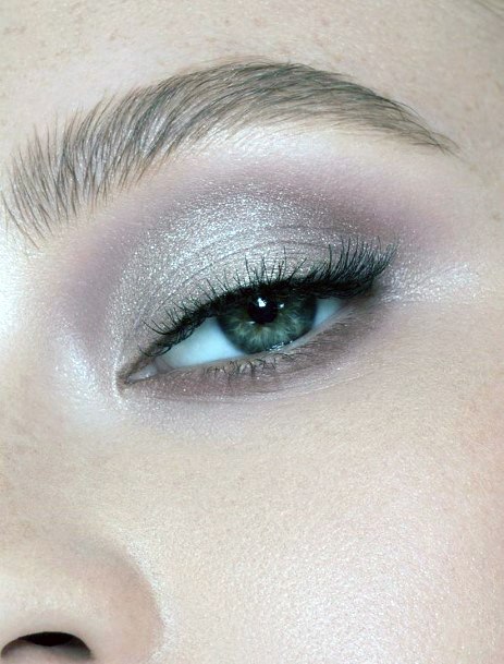 Silver Cute Eyeshadow Women