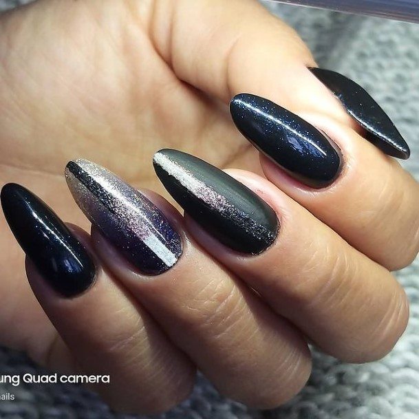 Silver Womens Nails