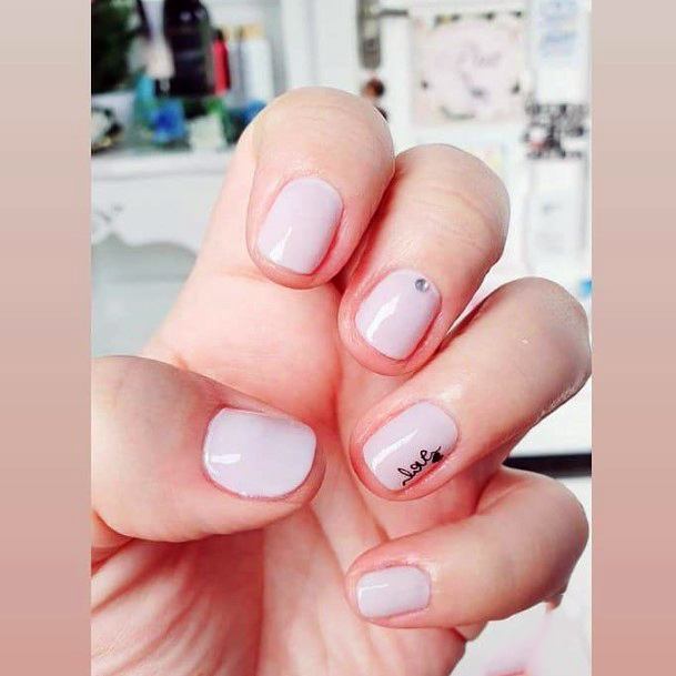 Simple And Charming Nails Women