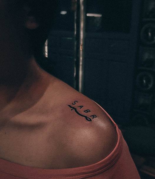 Simple Arabic Tattoo For Women