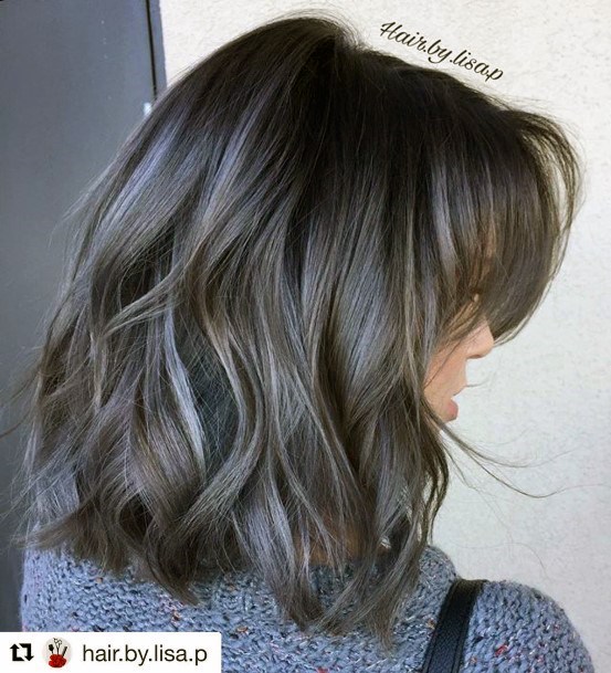 Simple Black Ombre Hairstyles For Women