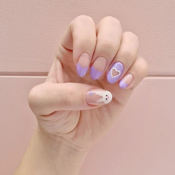 Simple Bunny Nail For Women