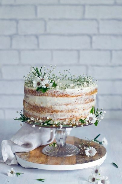 Simple Cake Wedding Decorations