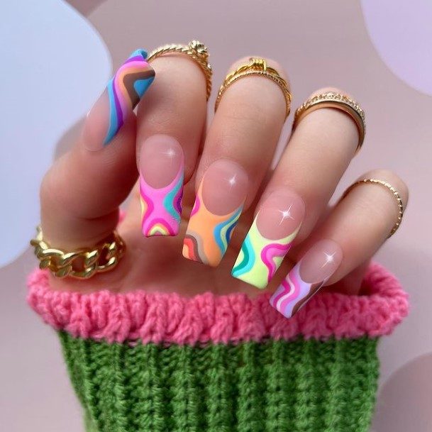 Simple Cartoon Nail For Women