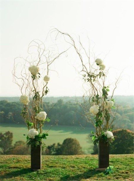 Simple Cheap Wedding Arch Ideas