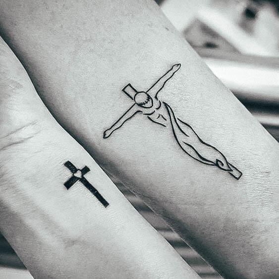 Simple Christian Tattoo For Women