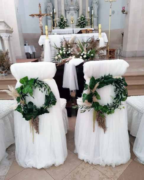 Simple Church Wedding Decorations