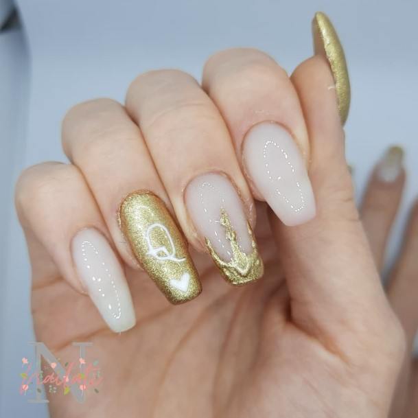 Simple Crown Nail For Women