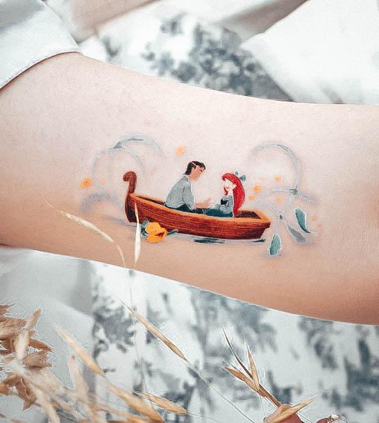 Simple Disney Tattoo For Women