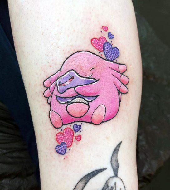 Simple Ditto Tattoo For Women