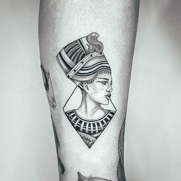 Simple Egyptian Tattoo For Women