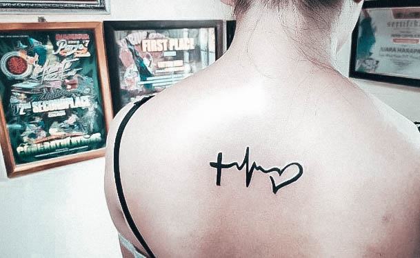 Simple Faith Hope Love Tattoo For Women