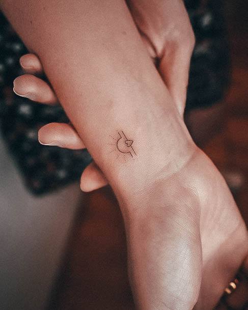 Simple Fine Line Tattoo For Women