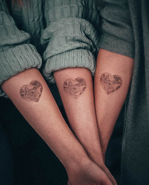 Simple Flower Womens Tattoo Ideas