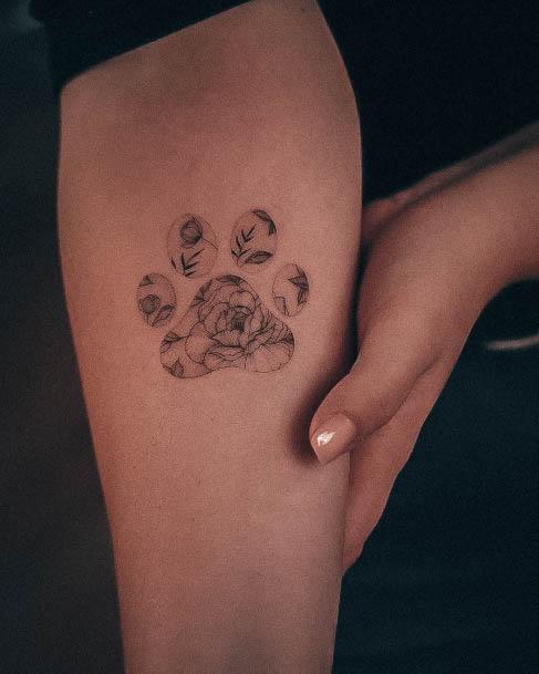 Simple Flower Womens Tattoos