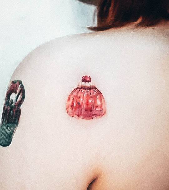 Simple Food Tattoo For Women