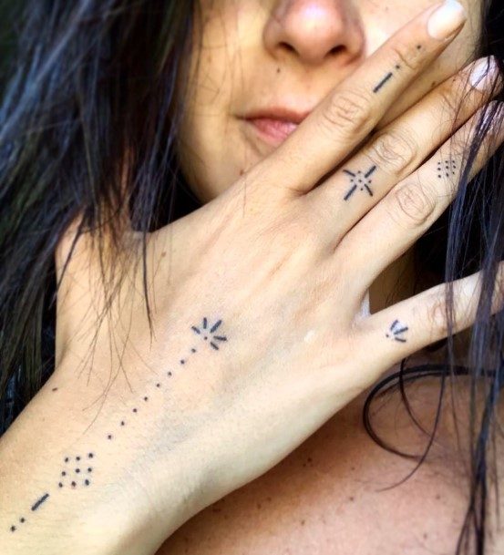Simple Hand Tattoo Women