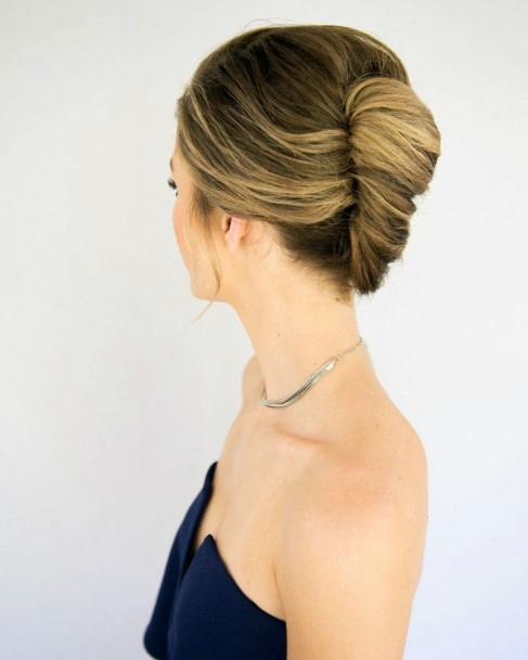 Simple Highlighted French Twist Tuck For Women And Girls