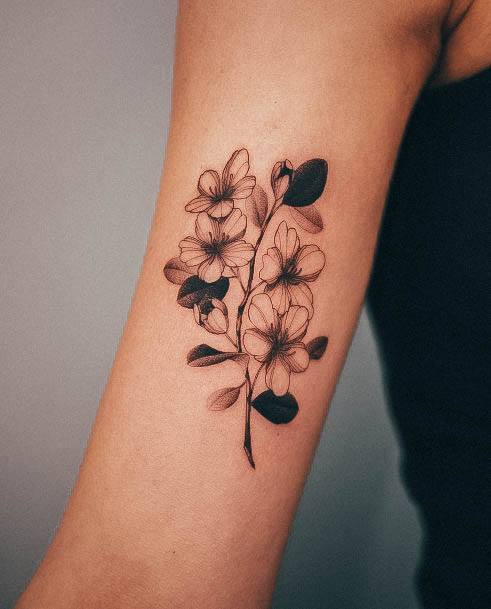 Simple Inner Arm Tattoo For Women