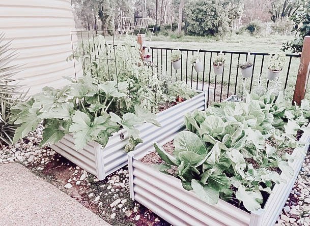 Simple Metal Raised Garden Bed Ideas