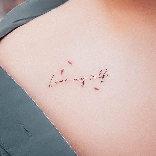 Simple Miniature Tattoo For Women