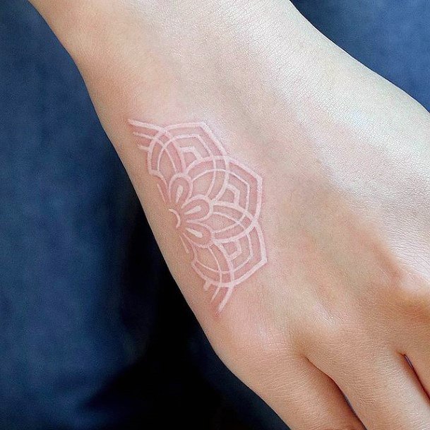 Simple Ornamental Tattoo For Women