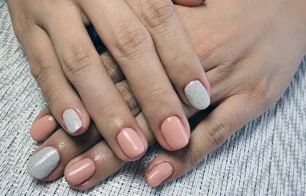 Simple Pastel Nails