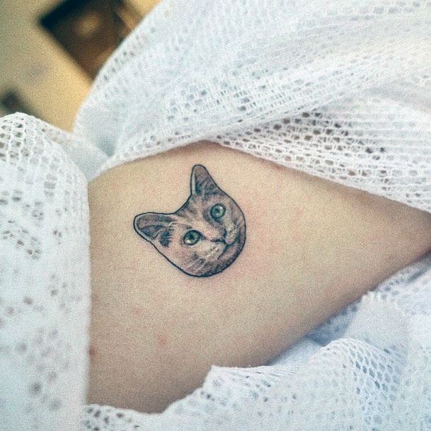 Simple Pet Tattoo For Women