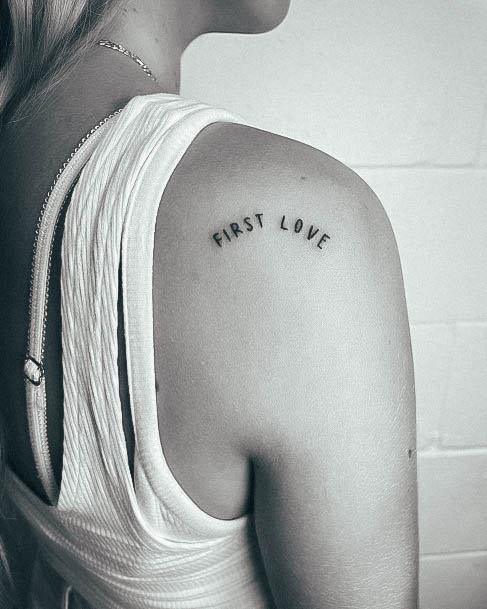 Simple Quote Tattoo For Women