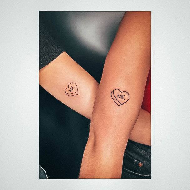 Simple Self Love Tattoo For Women