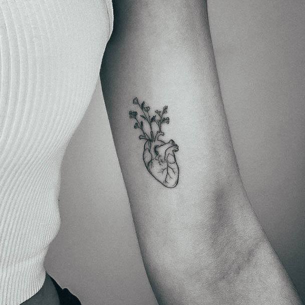 Simple Simple Flower Tattoo For Women