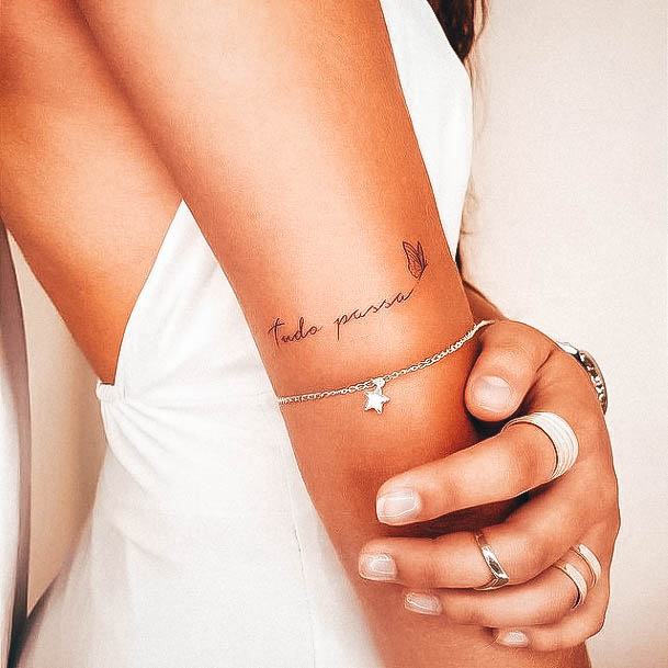 Simple Small Meaningful Tattoo For Women