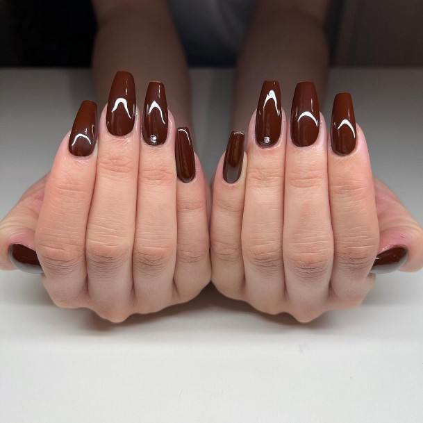 Simple Thanksgiving Nail For Women