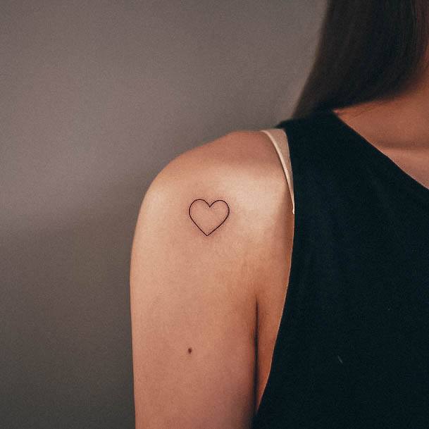 Simple Tiny Tattoo For Women