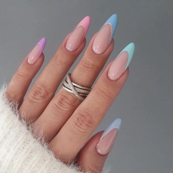 Simple Unique Colors Nail For Women