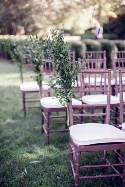 Simple Wedding Decorations Of Chair