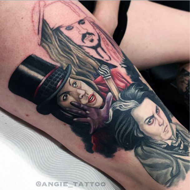 Simple Willy Wonka Tattoo For Women