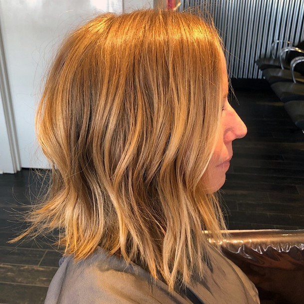 Simple Yet Unique Womens Mid Length Bob Perfect For Moms Hair