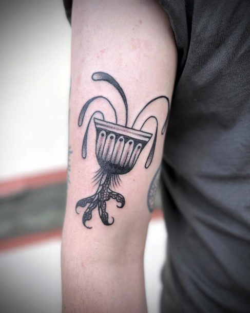 Simplistic Chalice Tattoo For Girls